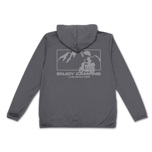 【公式】二次元コスパ 『ゆるキャン△ SEASON３』 シルエットバイク志摩リン 薄手ドライパーカー GRAY XXLサイズ