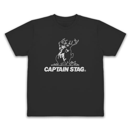 【公式】二次元コスパ 『ゆるキャン△』× キャプテンスタッグ 『ゆるキャン△』×キャプテンスタッグ ドライTシャツ BLACK XLサイズ