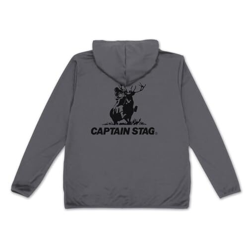 【公式】二次元コスパ 『ゆるキャン△』× キャプテンスタッグ 『ゆるキャン△』×キャプテンスタッグ 薄手ドライパーカー GRAY Lサイズ