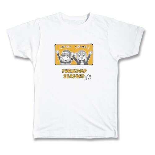 ゆるキャン△ SEASON3 Tシャツ XLサイズ Ver.2 各務原なでしこ&志摩リン A TSAN-YX03-m01
