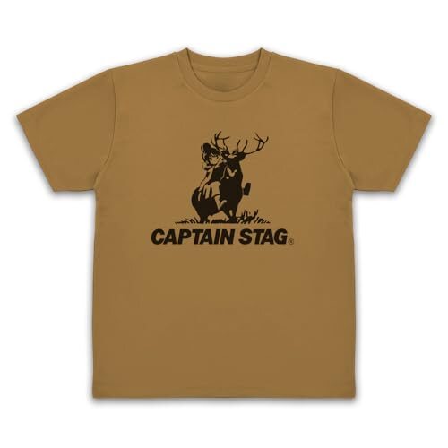 【公式】二次元コスパ 『ゆるキャン△』× キャプテンスタッグ 『ゆるキャン△』×キャプテンスタッグ ドライTシャツ COYOTE XLサイズ