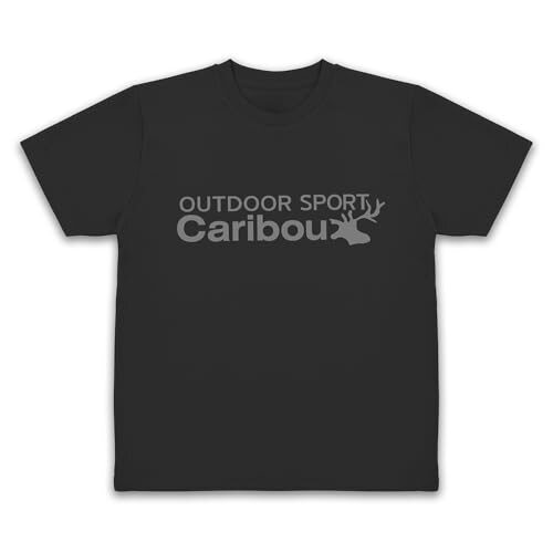 【公式】二次元コスパ 『ゆるキャン△ SEASON３』 カリブー ドライTシャツ BLACK Lサイズ