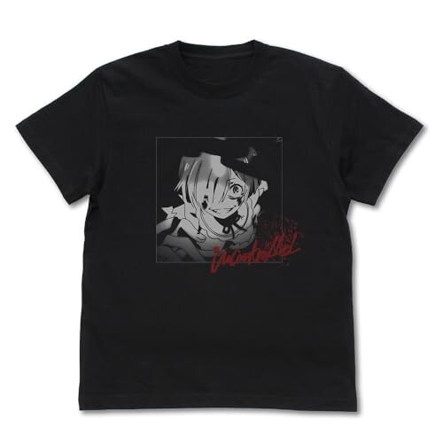 【公式】二次元コスパ Re:ゼロから始める異世界生活 レム 鬼化 Tシャツ BLACK Lサイズ