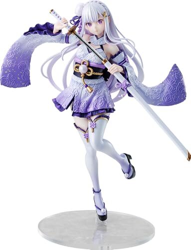 カドカワ[ＫＡＤＯＫＡＷＡ] Kdcolle Re ゼロから始める異世界生活 エミリア 戦装束ver. 1/7スケール プラスチック製 塗装済み完成品