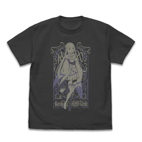 【公式】二次元コスパ Re:ゼロから始める異世界生活 エミリア （3rd season） Tシャツ SUMI Lサイズ