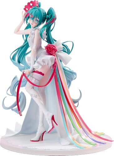 グッドスマイルレーシング 初音ミク GTプロジェクト スケールフィギュア G.S.Collection レーシングミク 15th “Rhapsody” 2010-2025 プラスチック製 塗装済み完成品 1/7スケール 専用台座付属 全高約270mm