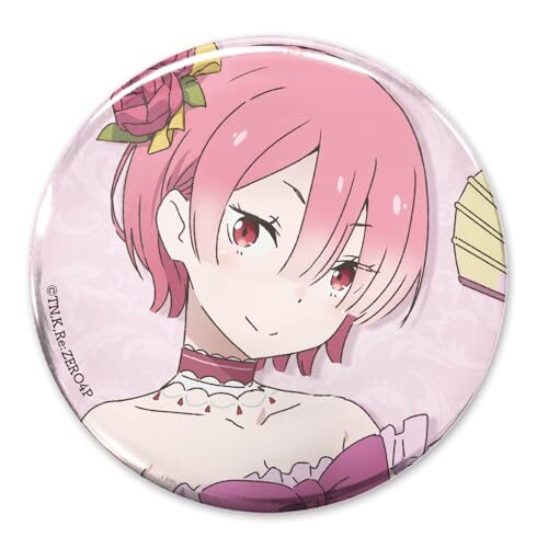 【公式】二次元コスパ Re:ゼロから始める異世界生活 描き下ろし ラム 65mm缶バッジ パーティードレスVer.