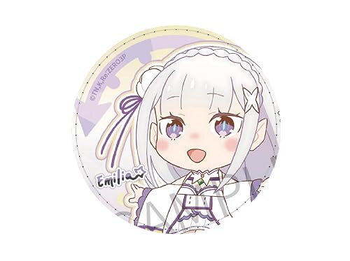 AFORCE x DRAGON HORSE 『Re ゼロから始める異世界生活』 エミリア BIGレザーバッジ