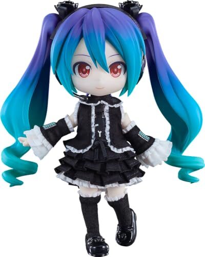 グッドスマイルカンパニー SEGA feat. HATSUNE MIKU Project ねんどろいどどーる 初音ミク ∞Ver. 布 磁石 プラスチック製 塗装済み可動フィギュア ノンスケール 専用台座付属 全高約140mm