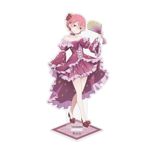 【公式】二次元コスパ Re:ゼロから始める異世界生活 描き下ろし ラム アクリルスタンド（大） パーティードレスVer.