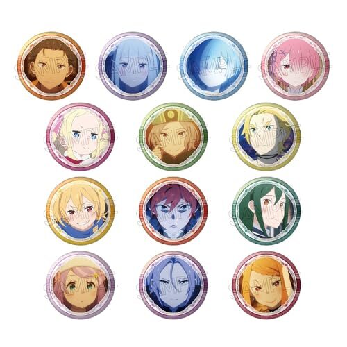 ツインクル Ｒｅ：ゼロから始める異世界生活 百面相缶バッジ １BOX 直径56mm 金属