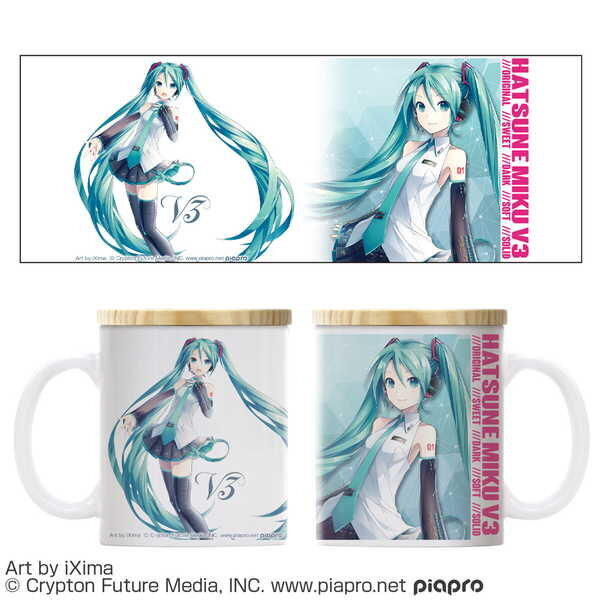 初音ミク V3 フタつきフルカラーマグカップ【予約 再販 4月中旬 発売予定】