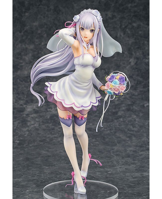 ファット・カンパニー Re:ゼロから始める異世界生活 エミリア ウェディングVer.(再販) 1/7スケールフィギュア